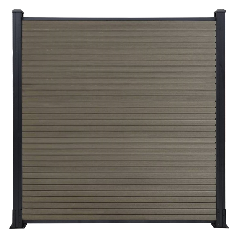 Garden house wood-plastic balcony fence