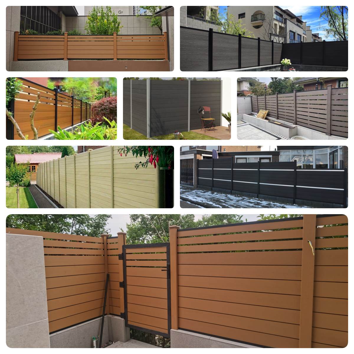 china wpc fence factory