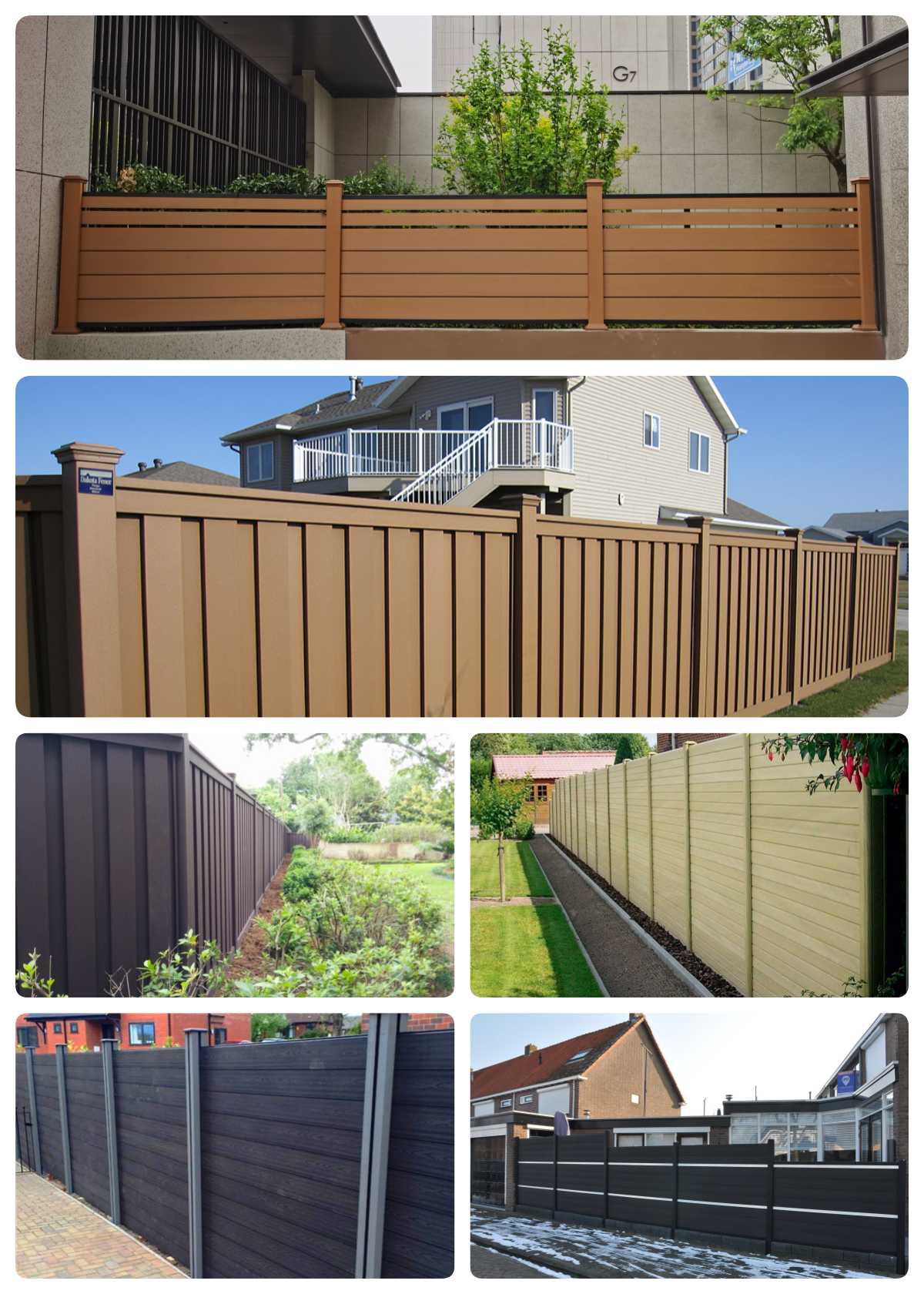 High Quality Composite Fencing