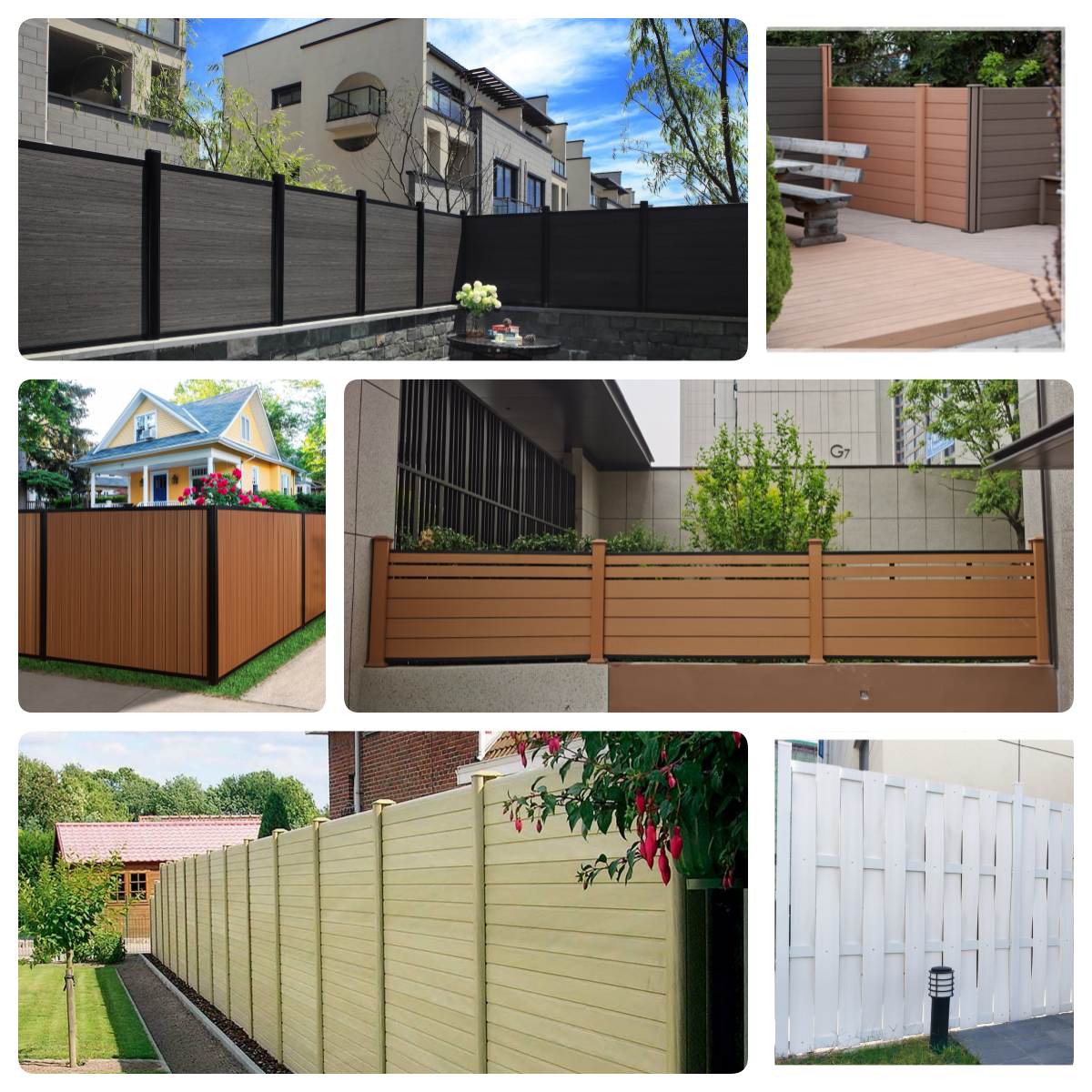 china wpc fence factory