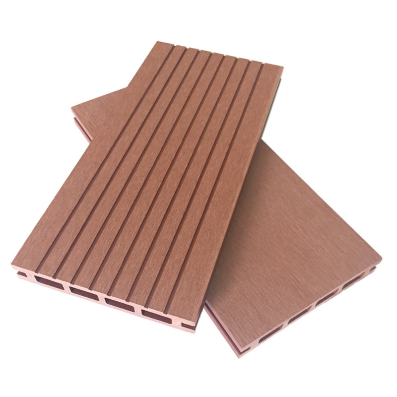 Waterproof, maintenance-free outdoor wood-plastic composite flooring