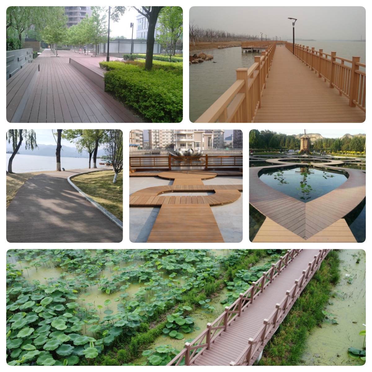Practical new material wpc decking