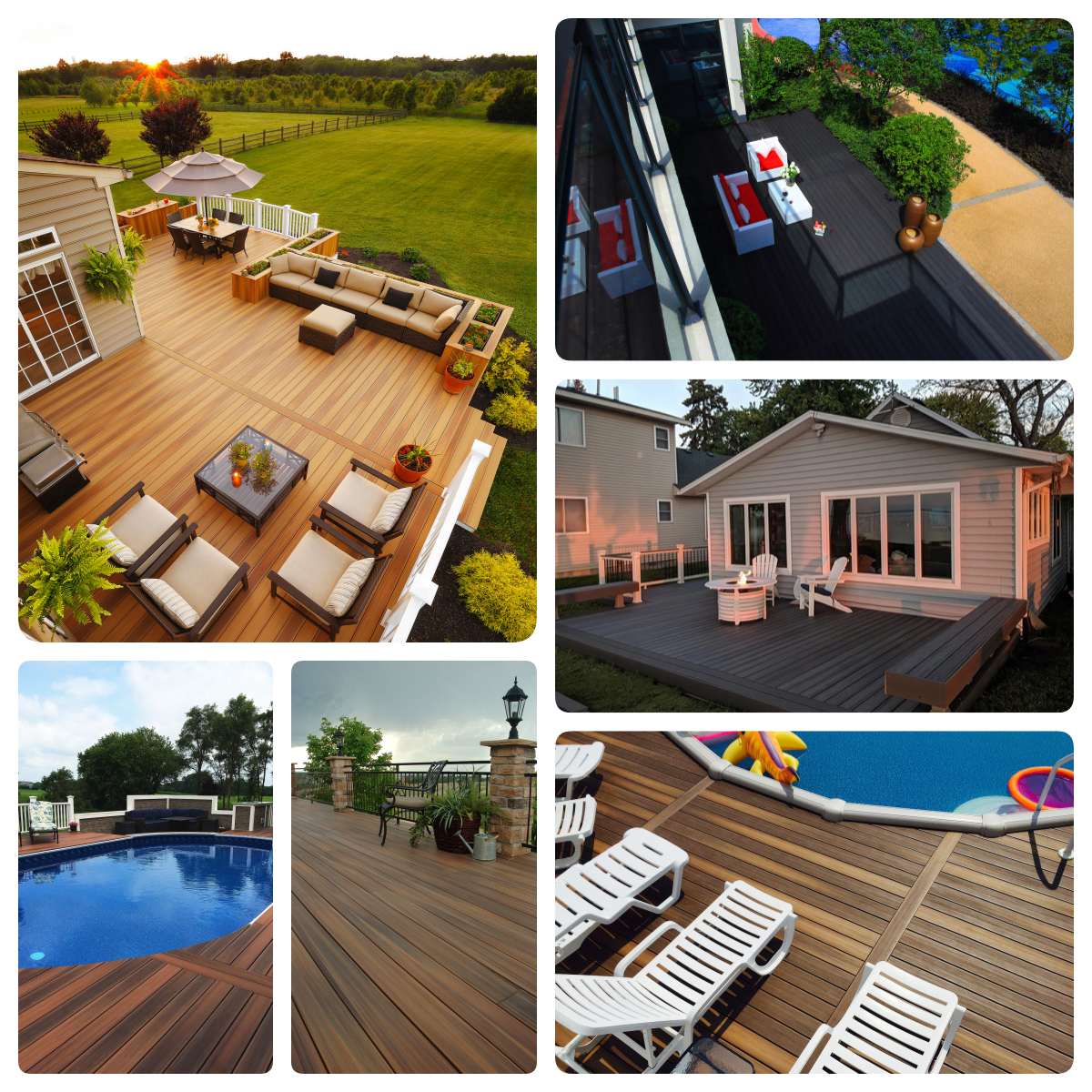 Mildew-resistant co-extruded wpc decking flooring Mildew-resistant co-extruded wpc decking flooring